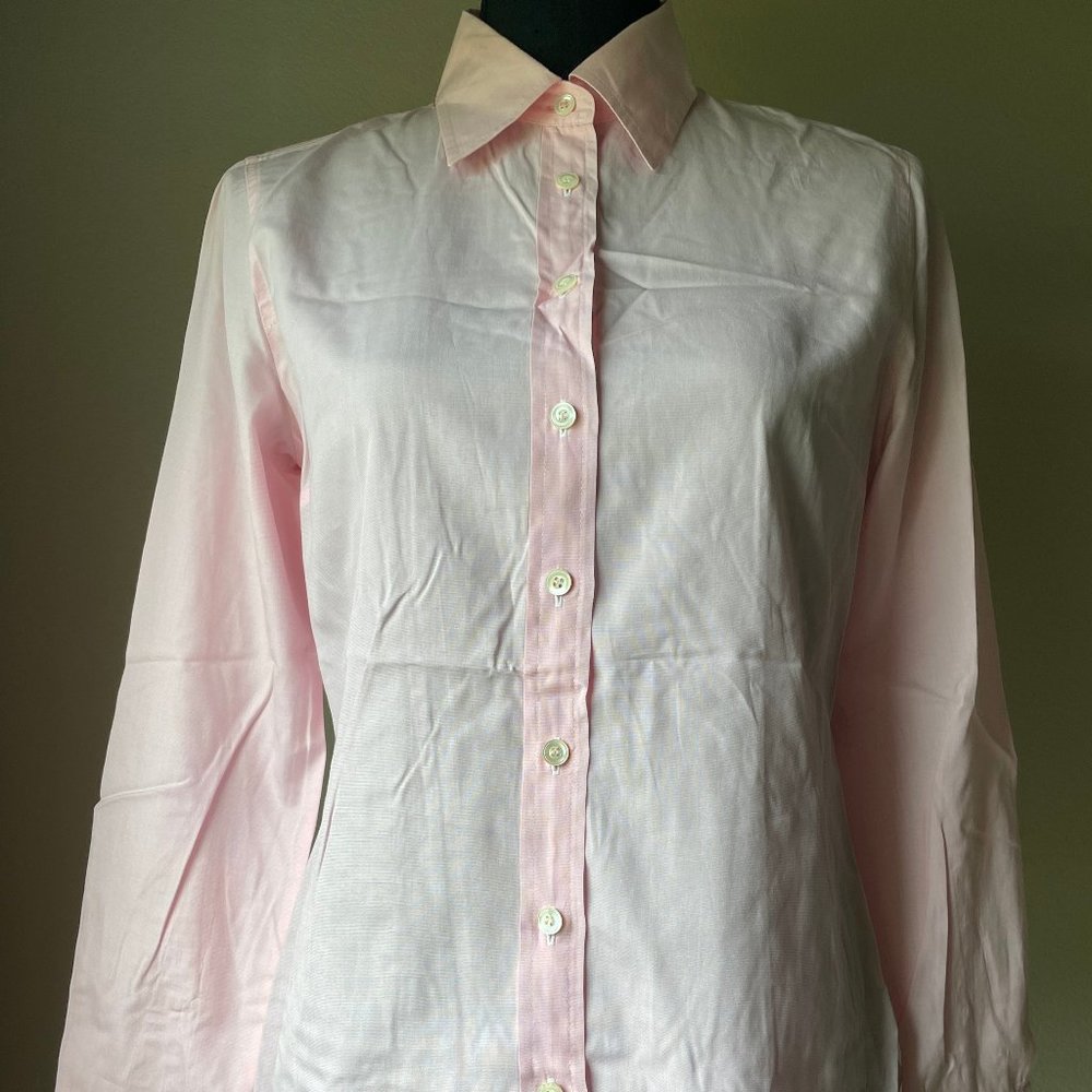 J.CREW Pink Small Button-Down